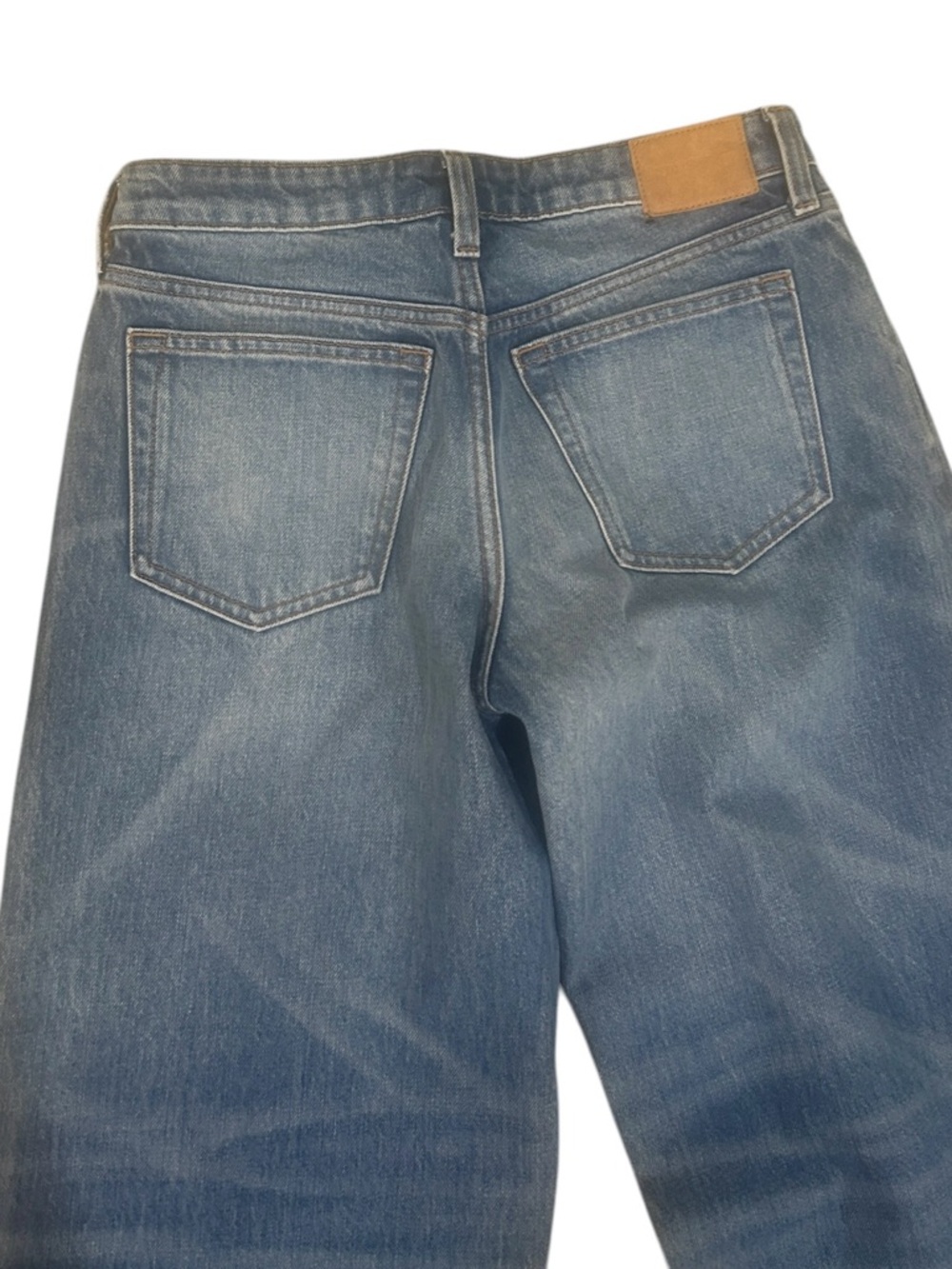 Asos weekday Blue Ample low loose wide leg denim Jeans cotton size 26 x 32 - Picture 10 of 14